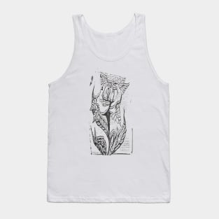 Rose Transparency Tank Top